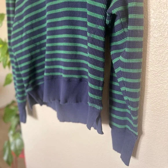 Offline by Aerie Striped Blue and Green Sweater - Picture 3 of 8